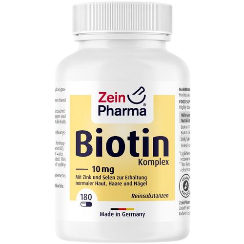 Biotin Komplex 10 mg+Zink+Selen hochdosiert Kaps. 180 St Kapseln