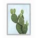 Stupell Industries Unique Desert Cactus Plant Prickly Pear Blue Green by Ziwei Li - Graphic Art Print | 20 H x 16 W x 1.5 D in | Wayfair