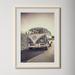 AllModern Surfers Vintage VW Bus by Edward M Fielding - Picture Frame Photograph Print on Paper in White | 12 H x 9 W x 1 D in | Wayfair