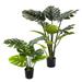 Freeport Park® Artificial Split Leaf Philodendron Monstera Plant in Pot Plastic | 24 H x 27 W x 22 D in | Wayfair 8AE805560D074074A4F3F1F468A0B7E7
