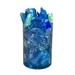 Latitude Run® Precious Peacock Rain & Lime Scented Pillar Candle Paraffin in Blue | 9 H x 3 W x 3 D in | Wayfair AA8FF25BFD544FD6B551505210716DA1