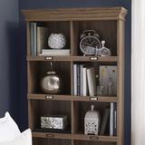 Gracie Oaks Evanjames 75" H x 35.5" W Standard Bookcase Wood in Brown | 75 H x 35.5 W x 13.5 D in | Wayfair SEHO3678 27933636