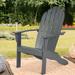 Sand & Stable™ Aldershot Solid Wood Adirondack Chair Wood in Gray | 40.5 H x 27 W x 35 D in | Wayfair A9D351435D184546846EA2F6FF2E1791