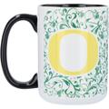 Oregon Ducks 15oz. Java Floral Mug