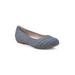 Women's Clara Flat by Cliffs in Dark Blue (Size 9 1/2 M)