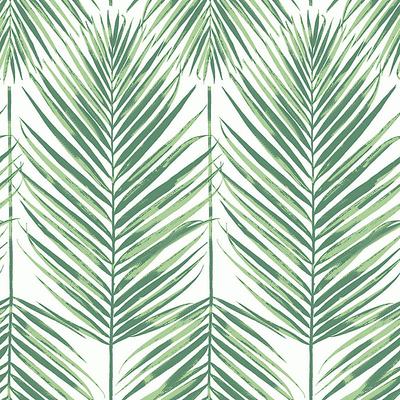 Oasis Palm Wallpaper - Green - Ballard Designs