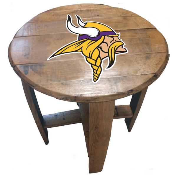 imperial-minnesota-vikings-oak-barrel-table/