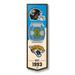 Jacksonville Jaguars 6'' x 19'' 3D StadiumView Banner