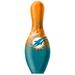 Miami Dolphins NFL On Fire Bowling Pin