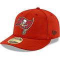 Men's New Era Red Tampa Bay Buccaneers Omaha Low Profile 59FIFTY Fitted Team Hat