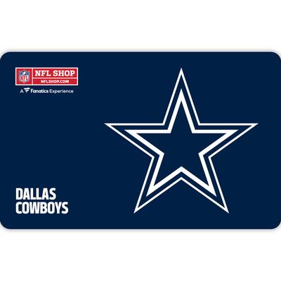 Dallas Cowboys NFL Shop eGift Card ($10 - $500)