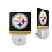 Pittsburgh Steelers Stripe Design Nightlight 2-Pack