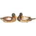 Juniper + Ivory Set of 2 14 In., 12 In. Beige Duck Rustic Sculpture Polystone - Juniper + Ivory 98258