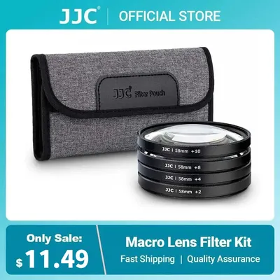 JJC-Kit de filtre d'objectif Partenaires avec poudres filtrantes pour Sony A6 femelle A6500 + 2 + 4