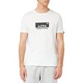 Alpha Industries Herren Box Logo T-Shirt, White, M