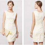 Anthropologie Dresses | Anthropologie Eva Franco Yellow Lace Shift Dress | Color: Yellow | Size: 6