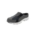 Extra Wide Width Men's Land-to-Sea Slides by KingSize in Grey Midnight Teal (Size 12 EW)