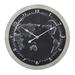 Juniper + Ivory 25 In. x 25 In. Vintage Wall Clock Black Metal - Juniper + Ivory 61470