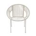 Juniper + Ivory Grayson Lane 30 In. x 29 In. x 23 In. Contemporary Outdoor Chair White Metal - Juniper + Ivory 44524