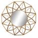 Juniper + Ivory 32 In. x 32 In. Glam Wall Mirror Gold Metal - Juniper + Ivory 54348