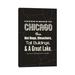 East Urban Home There's More to Chicago - Dark by Benton Park Prints - Wrapped Canvas Textual Art Print Canvas in Black/Gray/Green | Wayfair