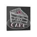 East Urban Home I Love You More Than Cake by Lily & Val - Wrapped Canvas Gallery-Wrapped Canvas Giclée Canvas in Black | Wayfair