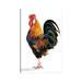 East Urban Home Rooster by Mikhail Vedernikov - Wrapped Canvas Gallery-Wrapped Canvas Giclée Canvas in Black/Gray/Orange | 12 H x 8 W in | Wayfair