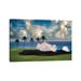 East Urban Home Golf Wave by Dennis Frates - Wrapped Canvas Gallery-Wrapped Canvas Giclée Metal in Black/Blue/Green | 40 H x 60 W x 1.5 D in | Wayfair