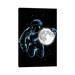 East Urban Home Astronaut Moon by Alberto Perez - Wrapped Canvas Graphic Art Print Metal | 40 H x 26 W x 1.5 D in | Wayfair