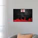 East Urban Home Leicester England Skyline by Adrian Baldovino - Wrapped Canvas Graphic Art Print Canvas | 18 H x 26 W x 1.5 D in | Wayfair