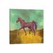 East Urban Home Wild Horse in the Burning Desert by Andreea Dumez - Wrapped Canvas Graphic Art Print Canvas | 12 H x 12 W x 0.75 D in | Wayfair