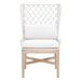 Woven Lattis Outdoor Wing Chair - Essentials For Living 6804.WHT/WHT/GT