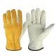 Gants de travail en cuir de vachette pour hommes gants de soudage protection de sécurité sports