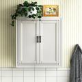 Andover Mills™ Jesse 23.75" W x 26" H x 8" D Bathroom Cabinet Manufactured Wood in White | 26 H x 23.75 W x 8 D in | Wayfair