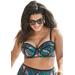 Plus Size Women's Madame Underwire Bikini Top by Swimsuits For All in Paradise (Size 8)