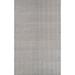 Gray 48 x 0.25 in Area Rug - George Oliver Boise Striped Handmade Flatweave Cotton Area Rug Cotton | 48 W x 0.25 D in | Wayfair