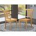 Alcott Hill® Emmaline Solid Wood Slat Back Side Chair Wood in Brown | 36 H x 18 W x 22 D in | Wayfair 0254F25088844818B10EE5CEBC6B9882