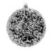 The Holiday Aisle® Glitter Hail Ball Ornament Plastic in Black | 4.75 H x 4.75 W in | Wayfair EEA872E86FF143B99DA73F11FD5868D6