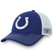 Men's Fanatics Branded Royal/White Indianapolis Colts Fundamental Trucker Unstructured Adjustable Hat