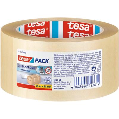 Pack Ultra Strong - PVC-Klebebänder für festes Verpacken und sicheres Bündeln - Transparent - 66 m Image