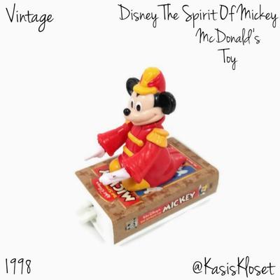 Disney Toys | 1998 Disney The Spirit Of Mickey Vhs Train | Color: Red/White | Size: Osb