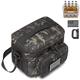 DBTAC Tactical Lunch Bag, Insulated Lunch Box for Men Women Adult | Durable School Lunch Pail for Teens | Leakproof Lunch Cooler Tote for Work Office Travel | Soft Easy to Clean Liner x2, Black Camo