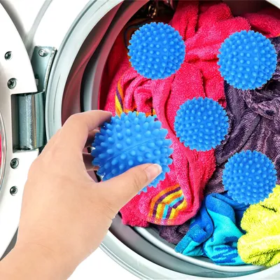 Boule à linge en PVC réutilisable pour machine à laver adoucisseur de tissu magique sèche-linge
