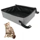 Toilettes portables avec couvercle pour animaux de compagnie accessoires pour animaux de compagnie