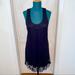 American Eagle Outfitters Dresses | American Eagle - Racerback Beaded Dress - Size L | Color: Blue | Size: L