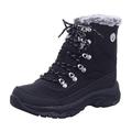 Skechers Damen Stiefel für kaltes Wetter Schneestiefel, Schwarz, 41 EU