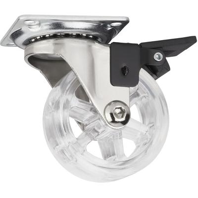 So-tech - Design Möbelrolle rapid Rollen-Ø 50 mm transparent mit Bremse Tragkraft 35 kg Image