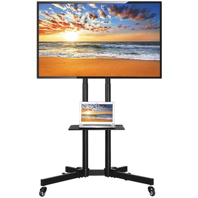 Yaheetech - tv Ständer Bodenständer tv Standfuß für 32-65 Zoll Mobil Fernsehstand tv Wagen Trolley Image