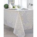 Nappe en coton enduit PVC glacier ronde 160 cm