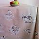 Nappe en coton enduit taupe rectangle 160 x 200 cm